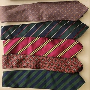 Brooks Brothers Ties- lot of 5